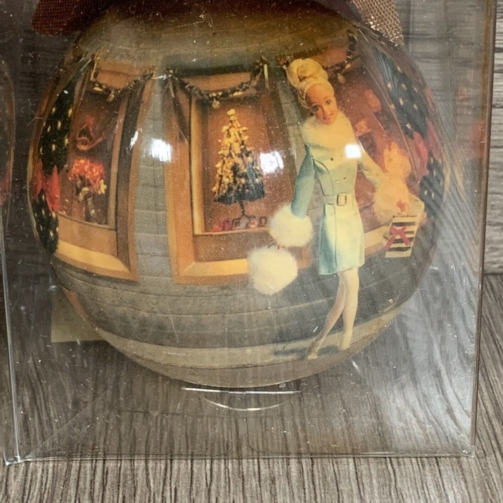 Barbie 1997 Ball Ornament - Set Of 3  Barbie,  Ken & Barbie - NiB - Picture 3 of 4